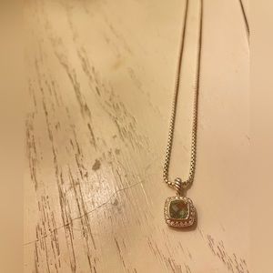 David Yurman Prasiolite Petite Albion Necklace.